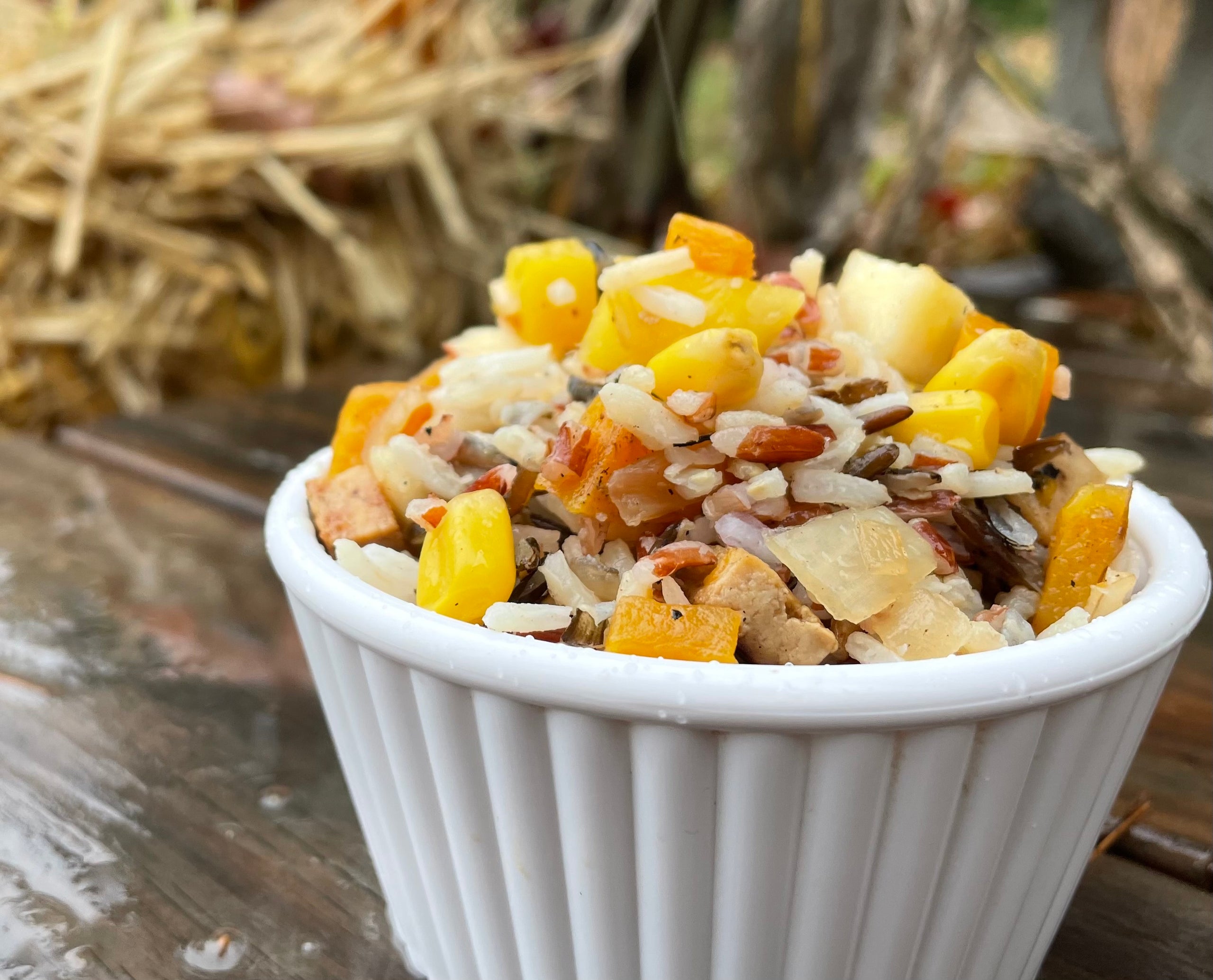 Wild Rice & Squash Stuffing imacake Vegan Bakery